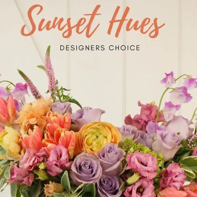 Designer's Choice - Sunset Hues - Starting at $75 in Madison WI, Naly's Floral Shop, LLC
